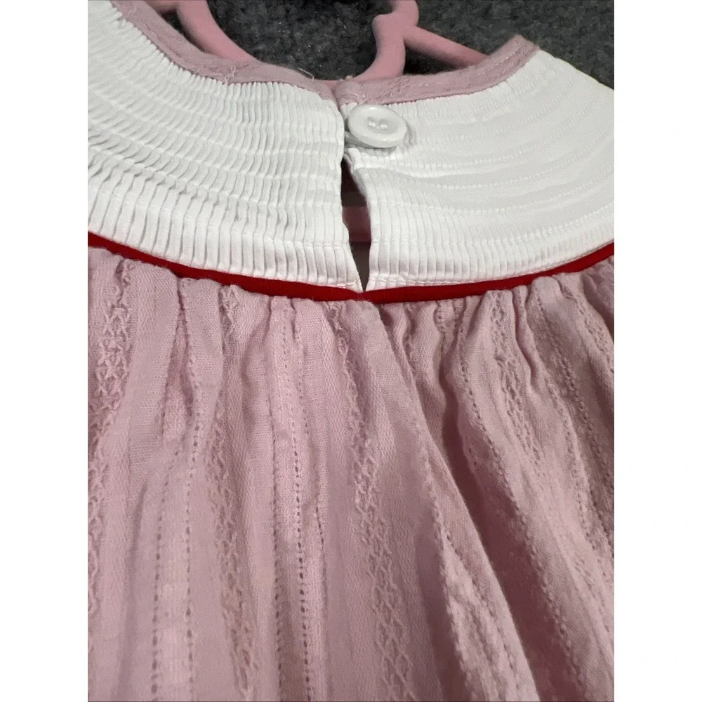 Abby & Erie Pink Smocked Patriotic Dress - Size 2 / 2T - EUC